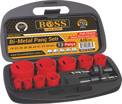 Bİ METAL PANC TAKIMI 9 PARÇA 19*57 MM